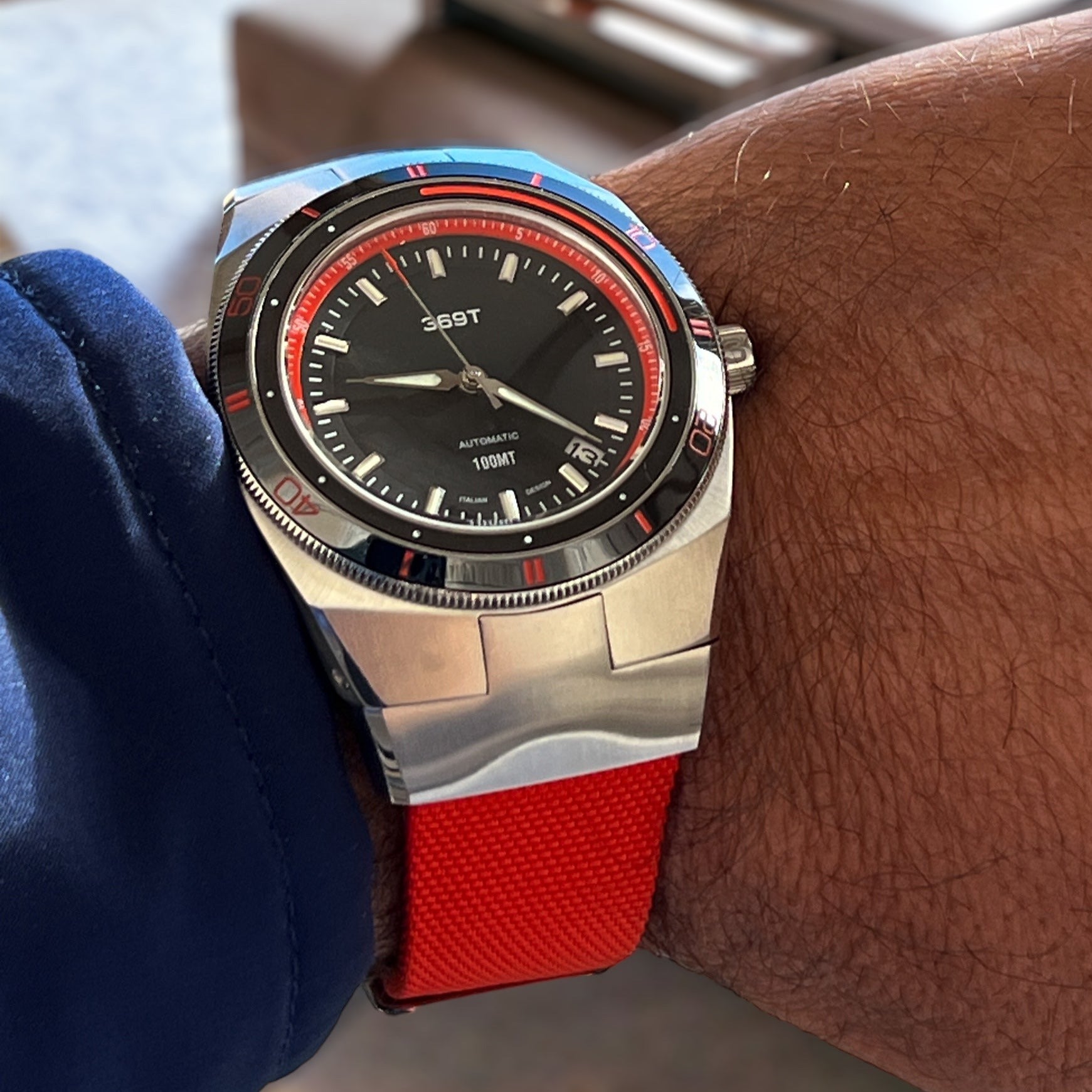 RED STRAP 369 Watch